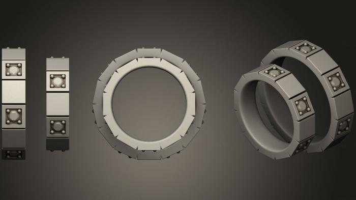 Jewelry rings (JVLRP_0578) 3D model for CNC machine